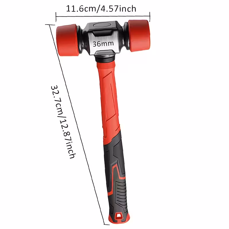 2025 new installation hammer non rebound rubber mallet surface friendly rubber hammer solid rubber mallet wrench rubber hammer tool installation tool suitable for floor laying tile installation woodworking and renovation projects for professionals and diy enthusiasts rubber hammer rubber mallet plastic hammer Product details 5