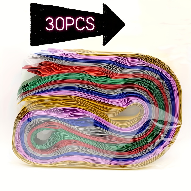 Image of 30pcs Assorted Colors Pull Bows For Gift Wrapping - Birthday Parties, Diy Crafts, Wedding Decor, Day & Christmas - Plastic Ribbon Bows