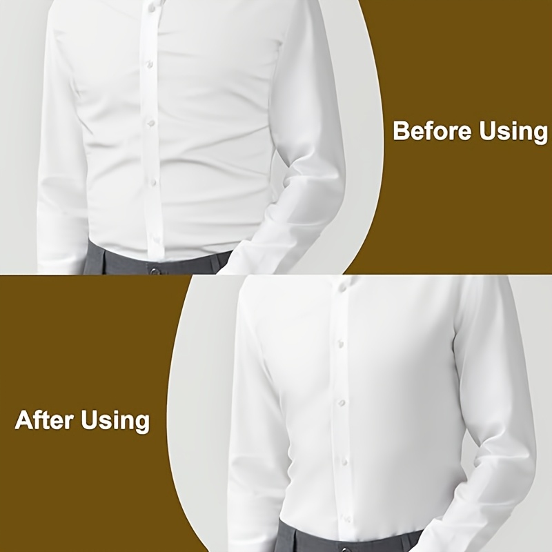 Two-pack shirt anti-slip clip shirt anti-wrinkle and anti-detachment fixing device for men and women