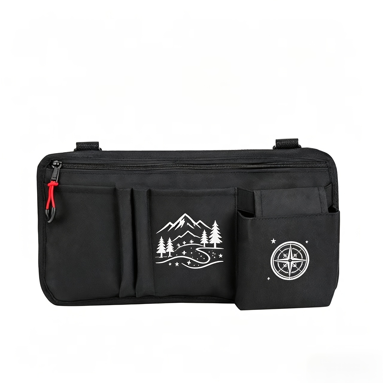 TEMU Side Bag, Cup Holder, Armrest Accessory. Suitable For Walkers, Rollators, Scooter. Gift For Mother's Day And Father's Day