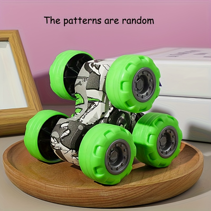 1  painted wheel stunt car toy simulation   off road toy car four wheel drive tumbling stunt car   power driving hit something will   to roll   off road toy car