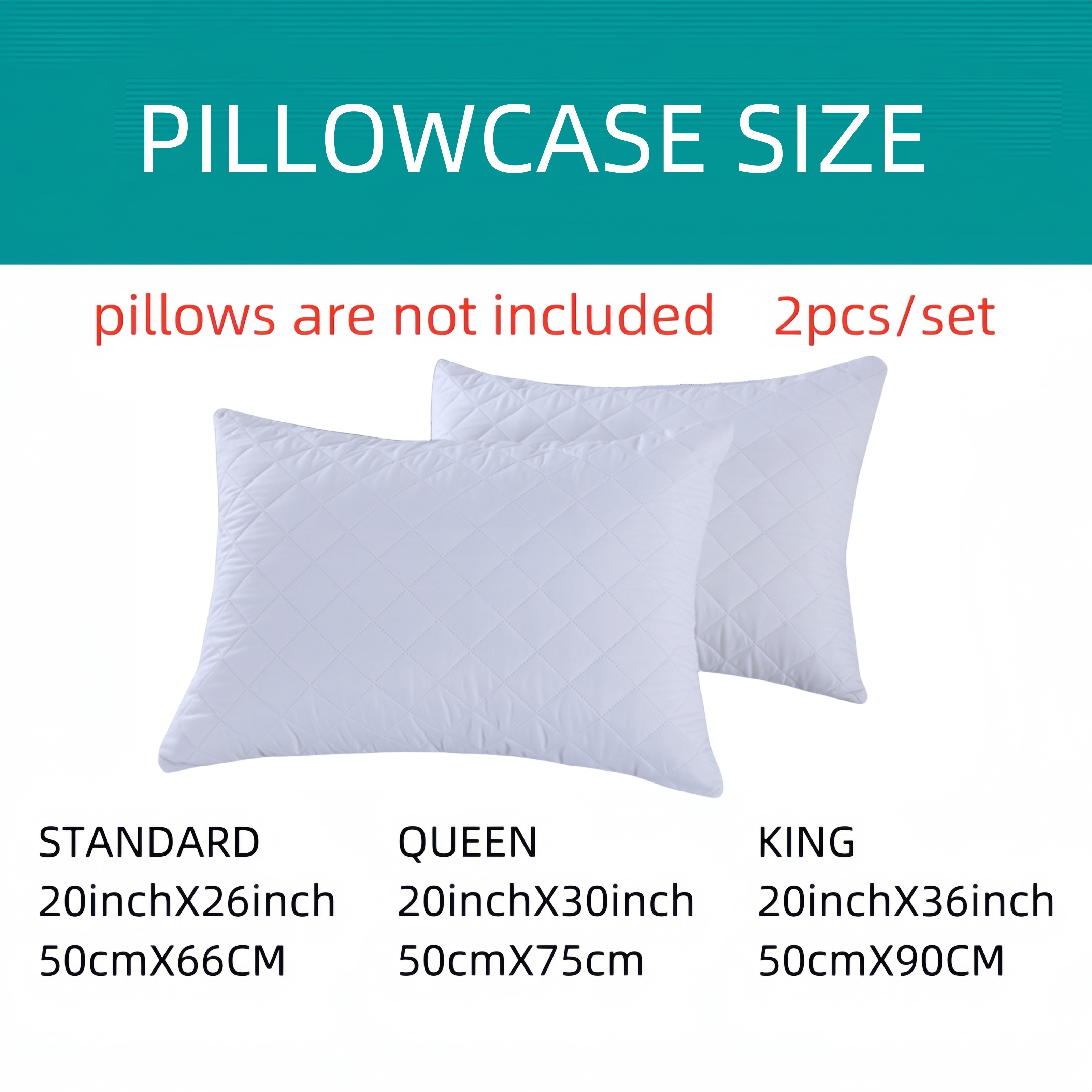 Waterproof pillowcase outlet king size