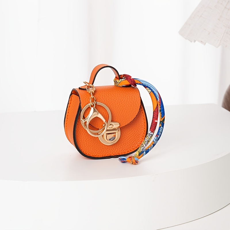 TEMU Custodia per carte Premium con texture litchi in PU, mini forma a classica con ribaltabile e chiusura in metallo, bordi rinforzati con bordo in