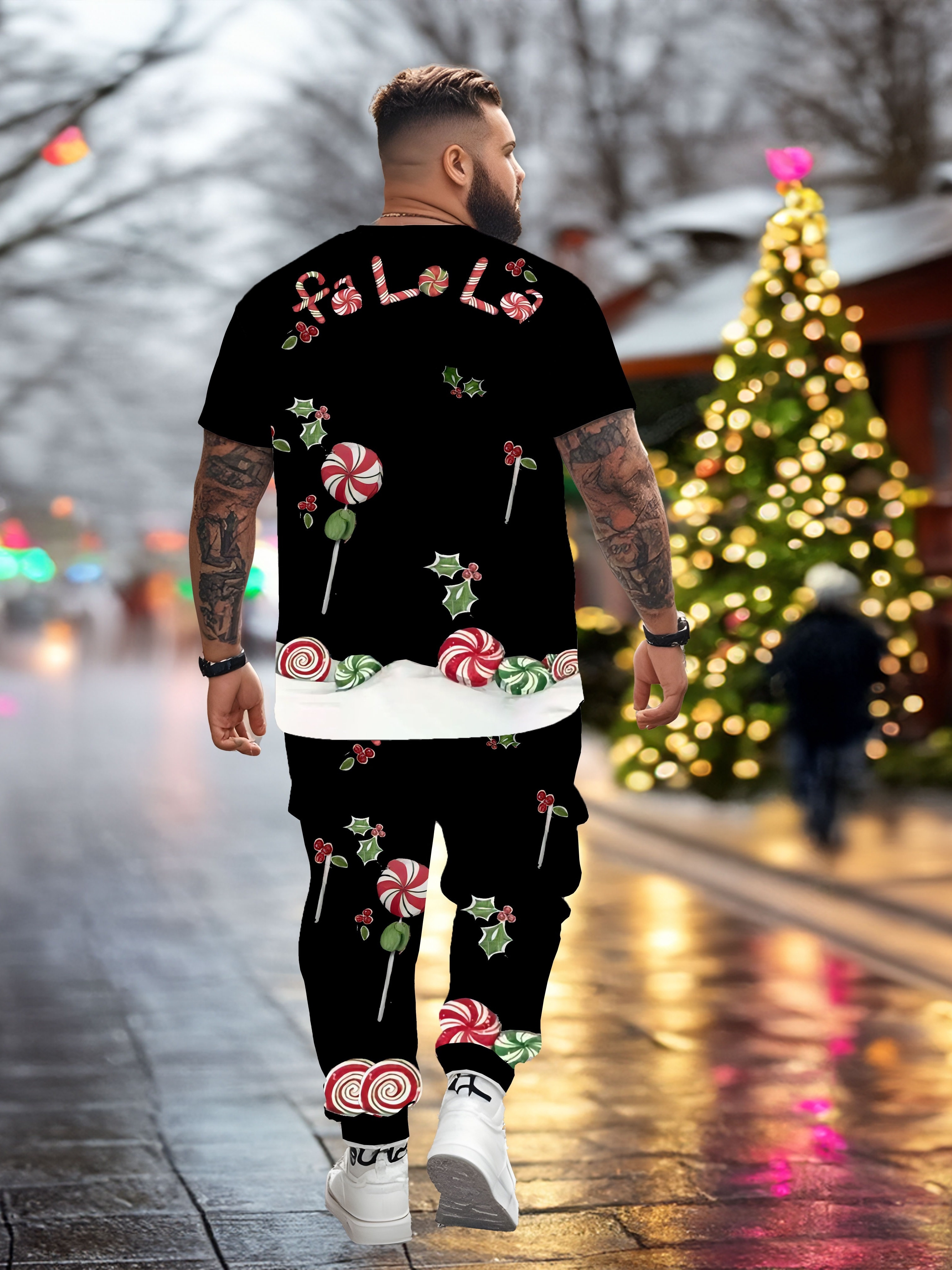 2pcs tenue taille homme imprimé père noël Temu Switzerland