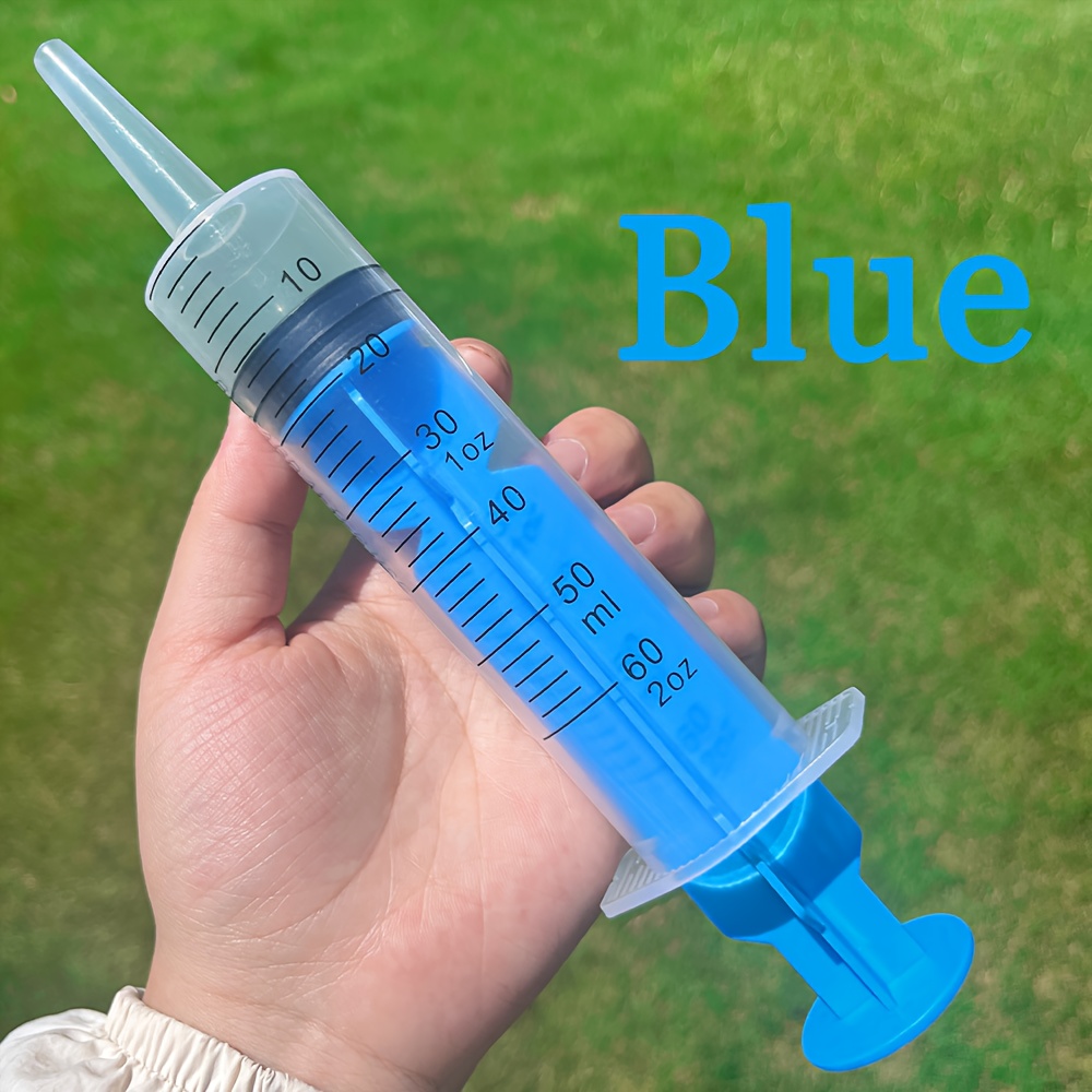4er-Set Spritze 60 Ml Ohne Nadel – Plastikspritze Mit Skala, Wiederverwendbar Für Labor, Tierfütterung & Industrie
