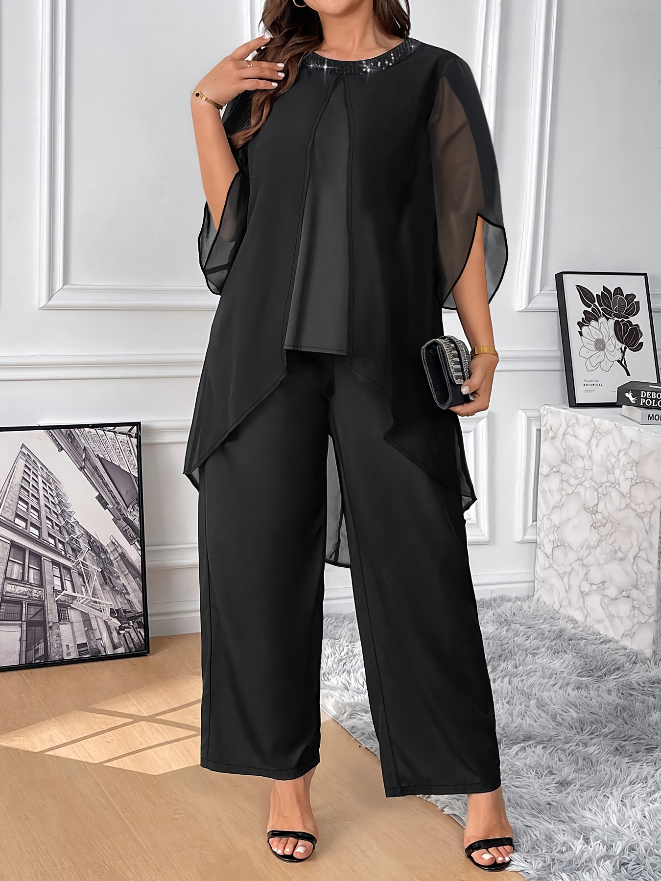 plus size plus size 2pcs set plus size womens suit womens Temu