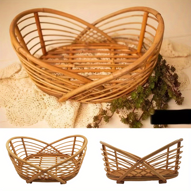   rattan woven   basket for   photoshoots     styling   keepsakes ivory details 1