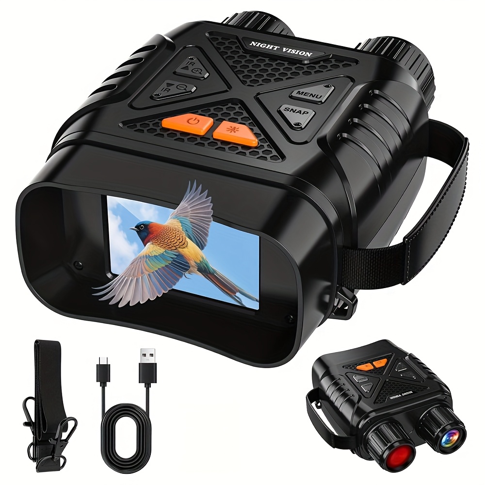 Nachtsicht-Fernglas Mit 5000 MAh Akku – Bis Zu 300 M Reichweite, 8x Zoom, Wasserdicht, Für Jagd & Outdoor