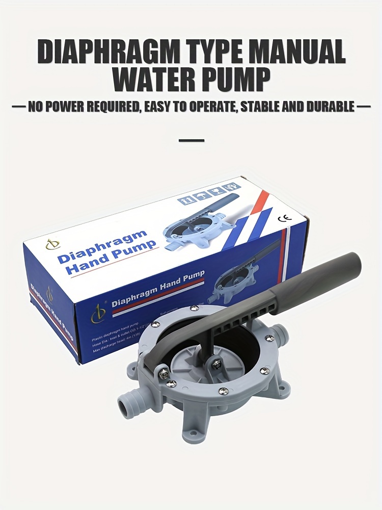 Pompe De Cale Manuelle Auto-amorçante – Pompe à Membrane Pour Transfert D'eau
