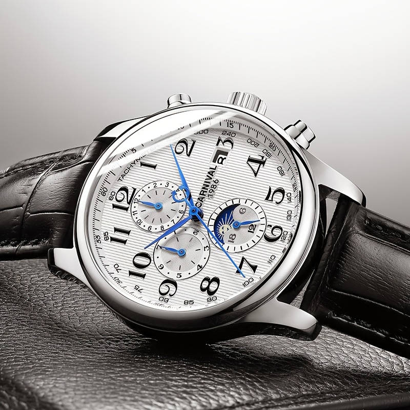 Carnival Men's Automatic Mechanical Watch, Gentleman's Timepiece