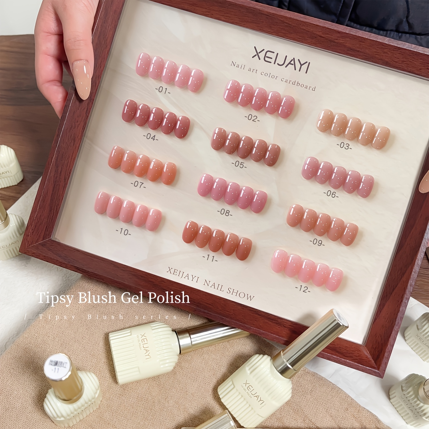 Image of 12pcs 15ml Gel Nail Polish Set Semi-permanent Gel Polish Kits All For Manicure Kit Soak Off Led Varnish Nail Art Gift For Women