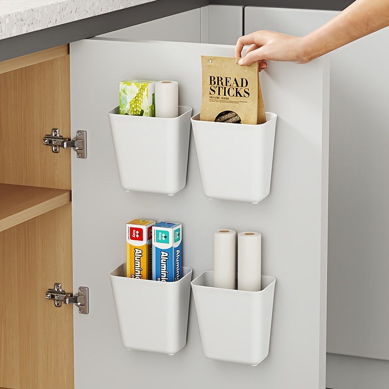 

1pc Contemporary Plastic Over-the- Storage , No-drill Kitchen Organizer, -, For Pantry, Supplies, And , , Bins & For Organization