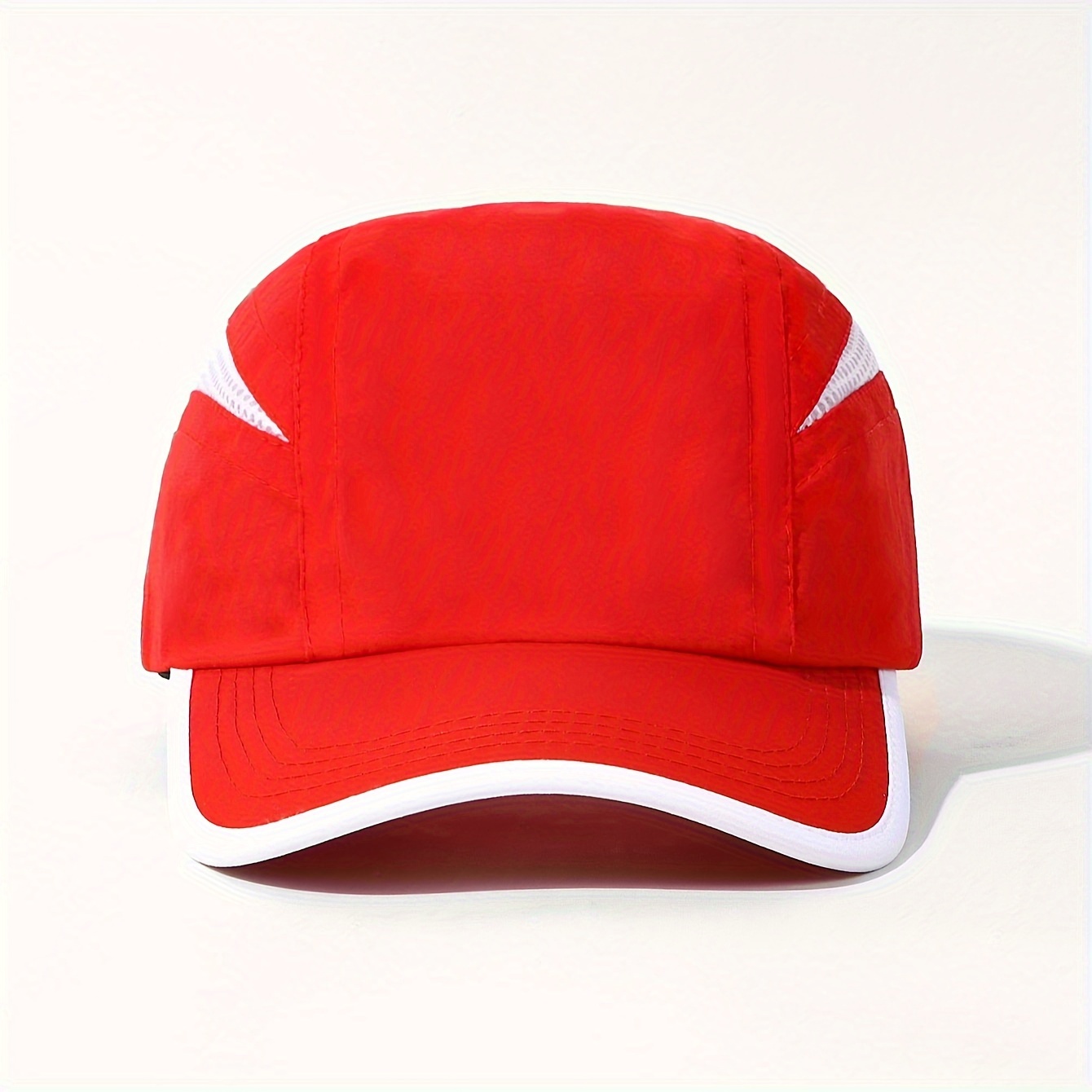 Short brim fitted hat deals