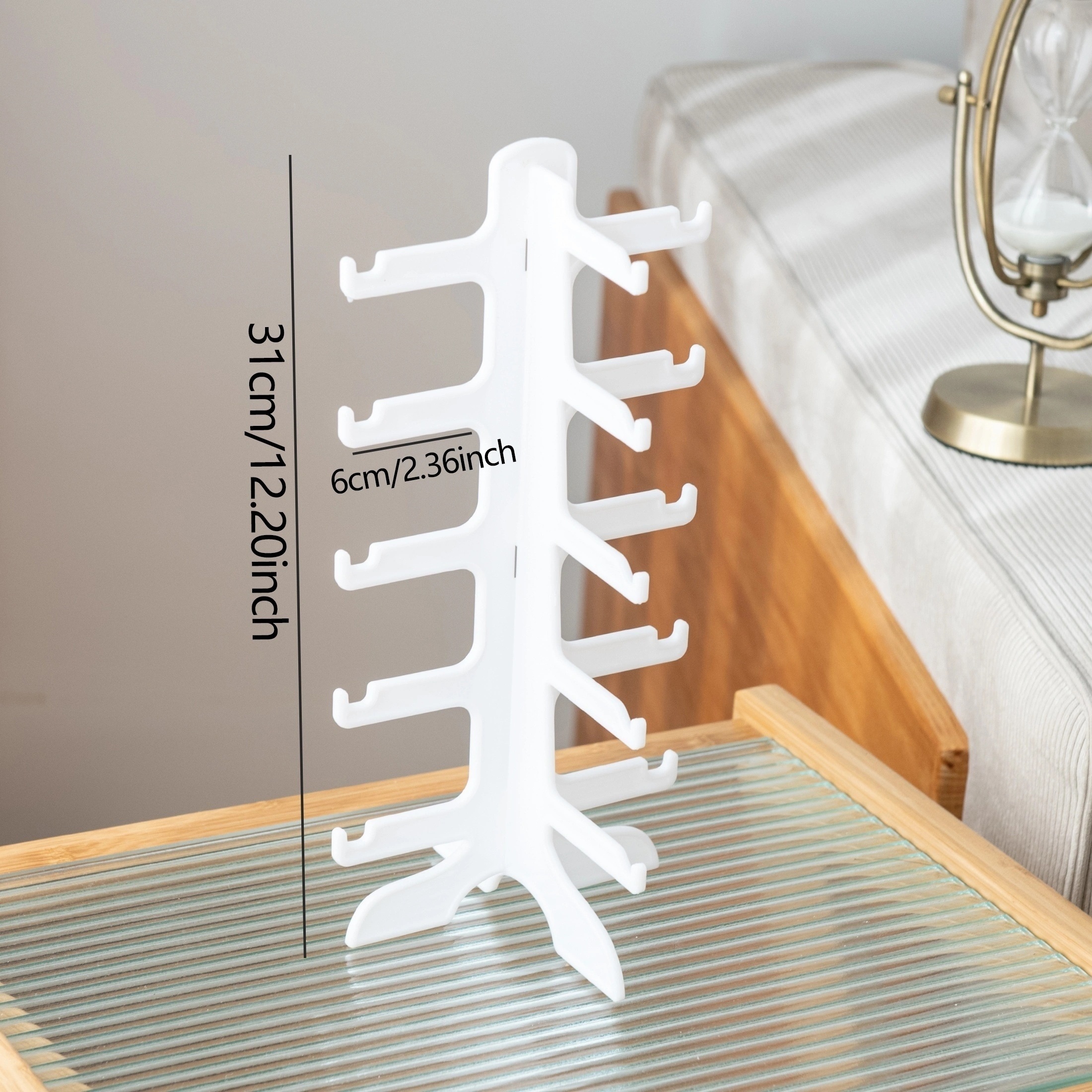 TEMU 1pc-5 Pairs Of Colored Transparent Plastic Eyewear Racks, Glasses Display Racks, Glasses Display Racks, Glasses Countertops, Counter Display