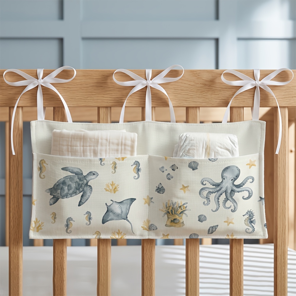 Large Capacity Quilted Stroller Hanging Organizers