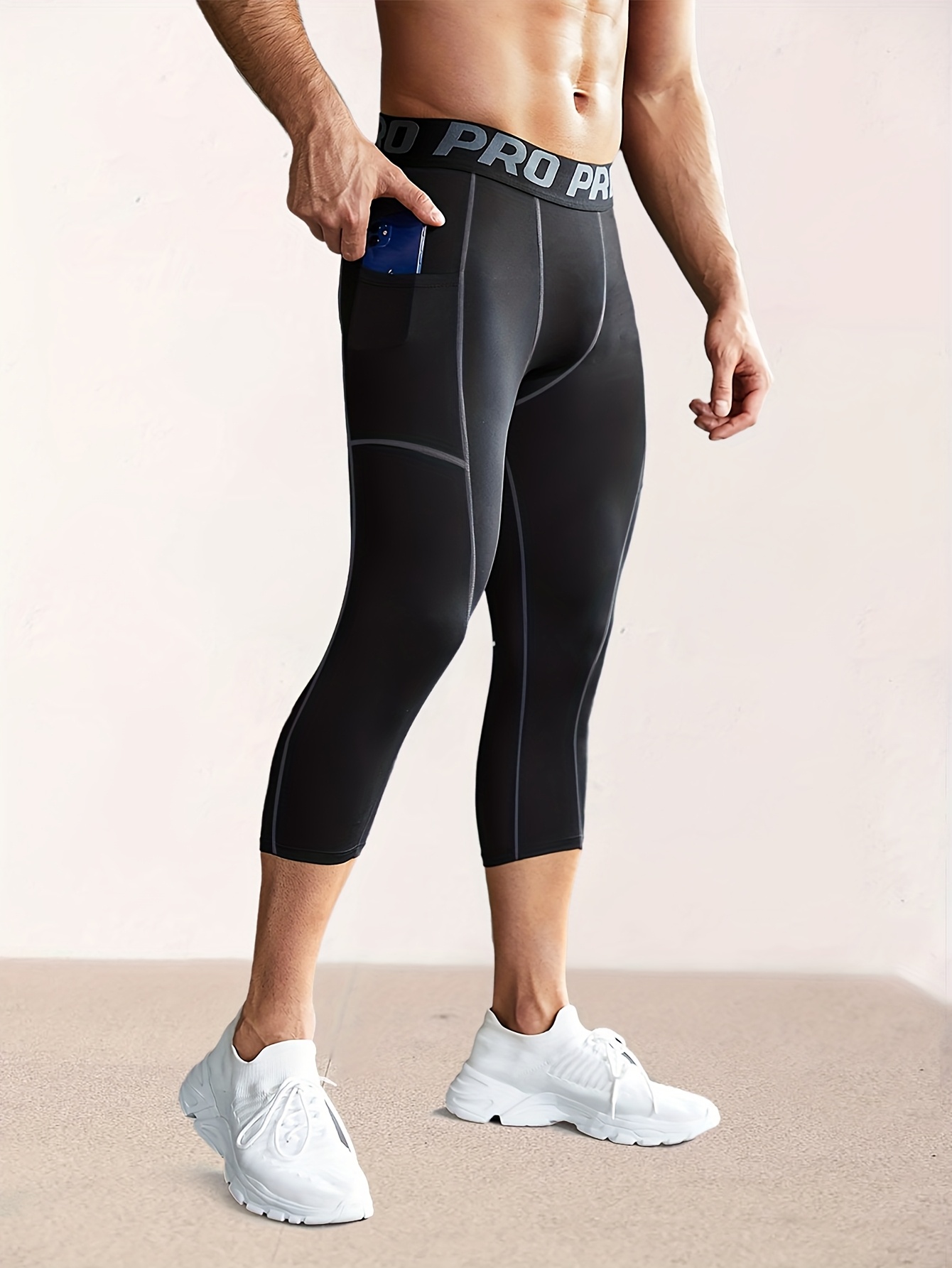 leggins atléticos elasticidad transpirables hombre Temu Chile
