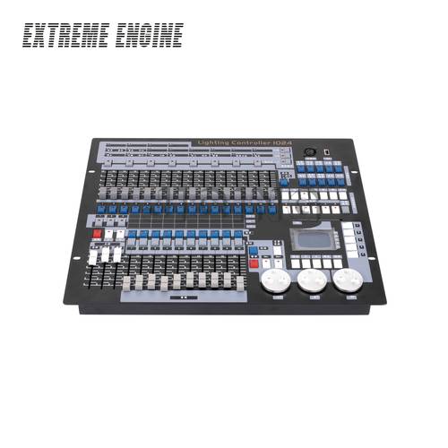 Professional Black Grand Console DMX & Dmx512 - 1024 Channel, Aluminum Alloy, Built-In Graphic Trajectory Generator, LCD Backlight, For Live Concerts, DJ Clubs & KTV Shows LED Par Light Moving Console DJ Equipment