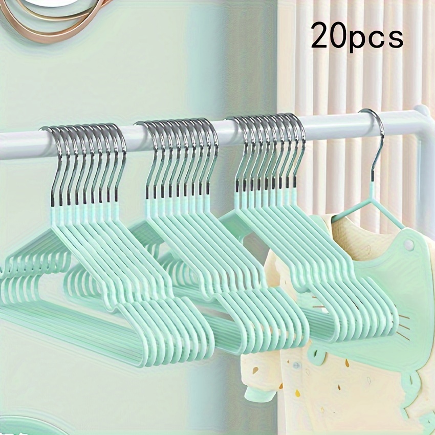 20pcs Anti-slip Durable Hangers - , For Clothes, Home, Bedroom