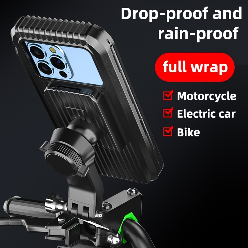 

Lrbh Motorcycle & Bike Phone Mount - Waterproof, 360° Swivel Adjustable Gps Holder For Cyclists