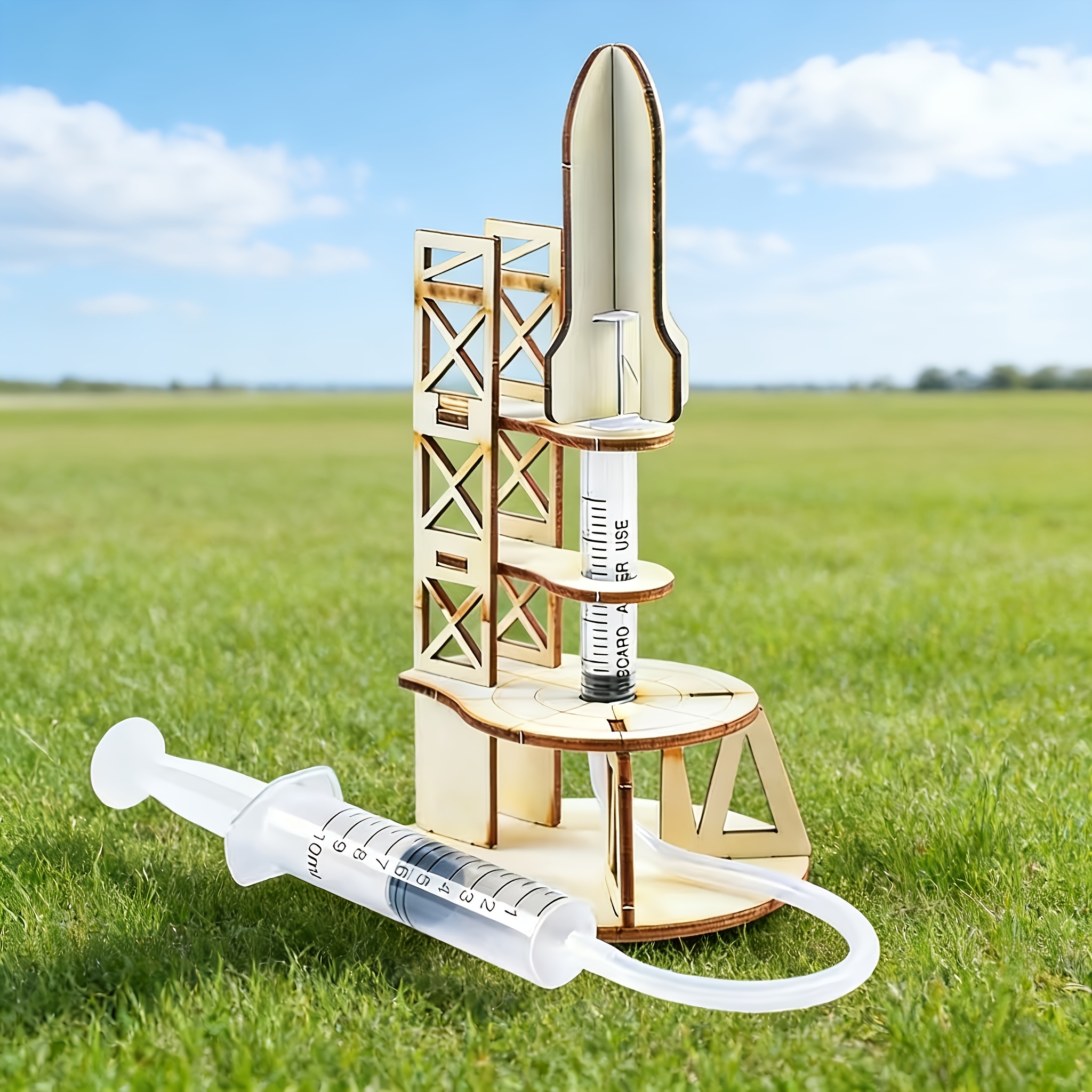 wooden assembly model kits sold on Temu Australia