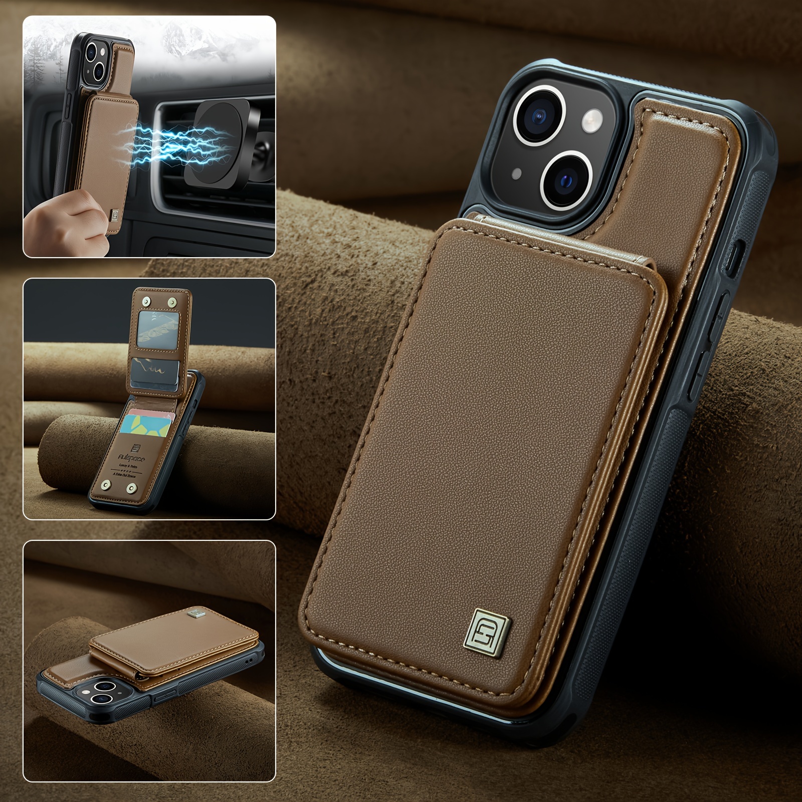 Multifunctional Card Holder Mobile Phone Case Iphone Temu