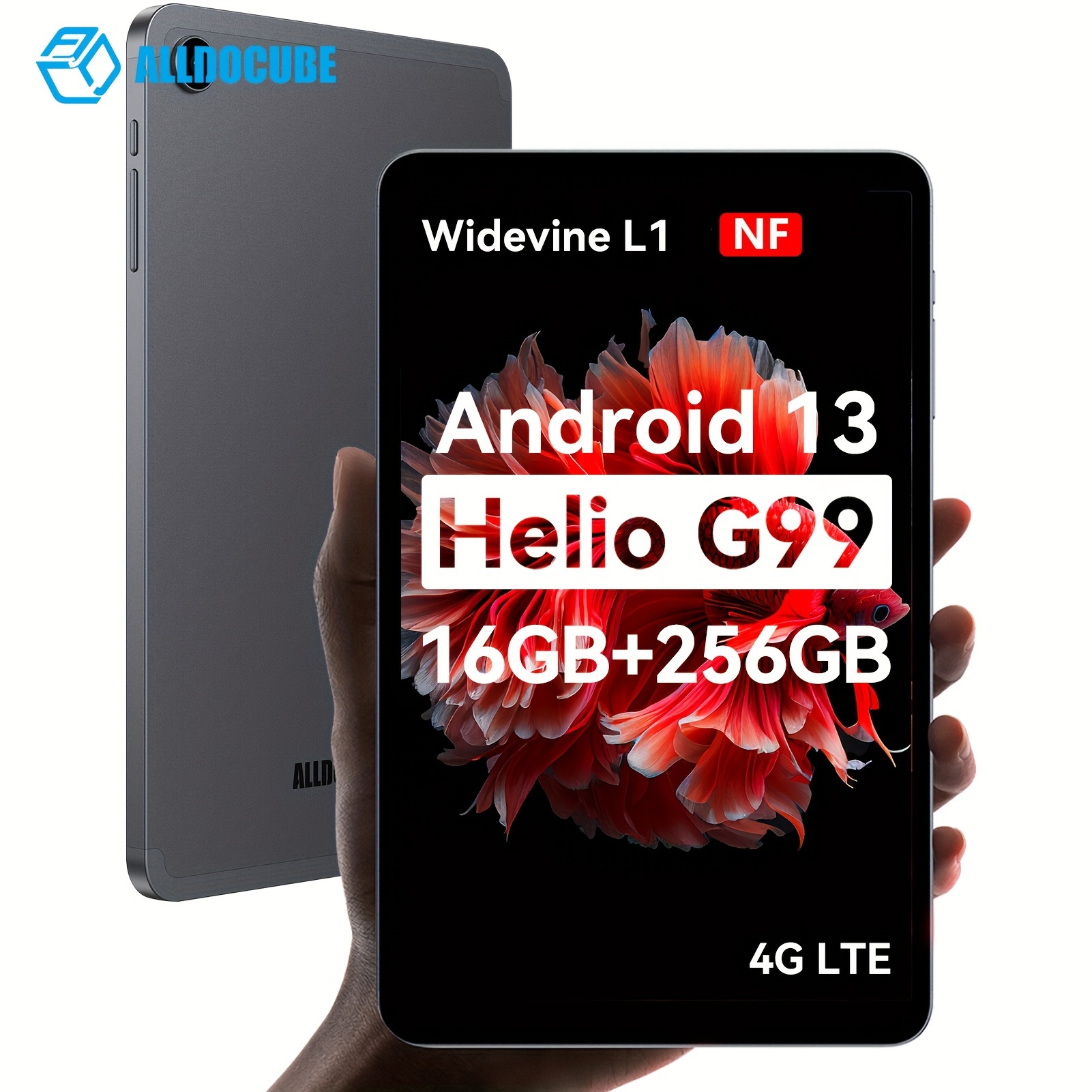 8.4-дюймовый планшет 16(8+8)+256 ГБ Helio G99 для Android 13 с Widevine L1  NF от * *50 Mini Pro NF, FHD+ 1920×1200 Incell IPS, для Android13 Pad, ROM  512 ГБ с возможностью расширения, 5MP/13MP 4G ...