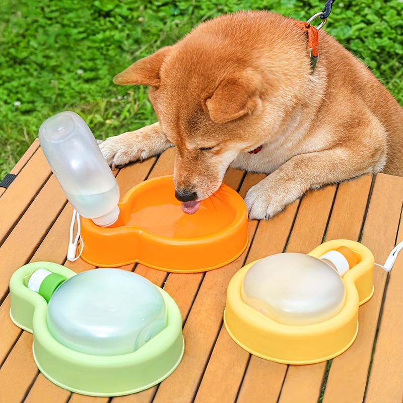 Dog Water Bottle Pet Supplies Portable Bowl 56 Oz Travel Water