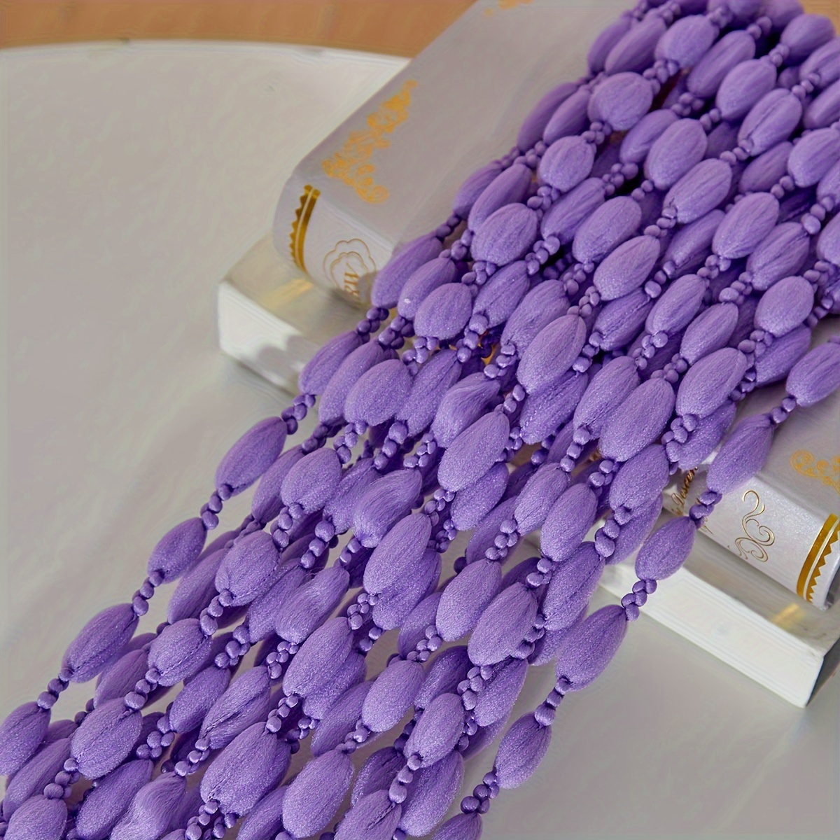 chic pom pom beaded curtain lightweight hand washable Temu Sweden