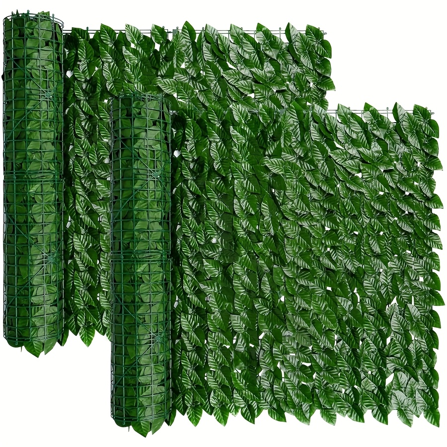 

Ivy Privacy Fence Screen – Artificial Greenery Wall, Plastic Leaf Vine Panels For Outdoor Garden, Patio, Yard, Balcony Decor, Green Hedge Covering, Decorative Garden Fence, Thanksgiving