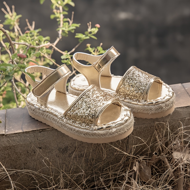 Glitter Girls Gold Wedges Gold Women Wedges WalkTrendy, Women