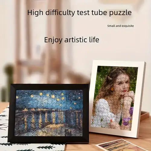 Wooden Jigsaw Puzzle For Adults - 500 Piece African American Art Puzzle, High-Quality, Letters On Back
