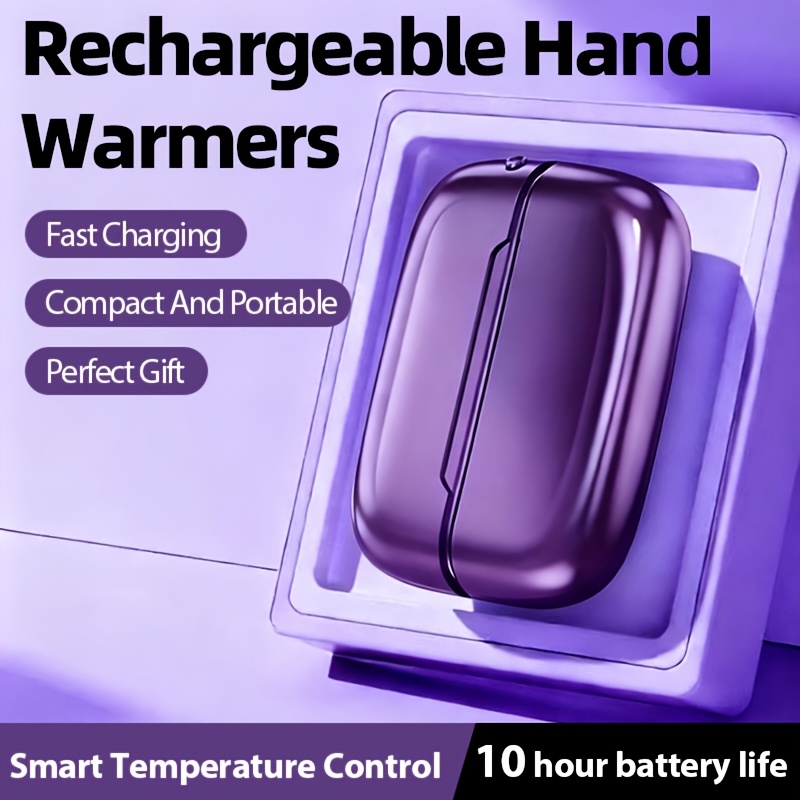 hand warmer goddess gift magnetic suction 2pcs portable and compact charging hand warmer intelligent temperature   ultra long   easy to carry around providing   at   perfect gifts