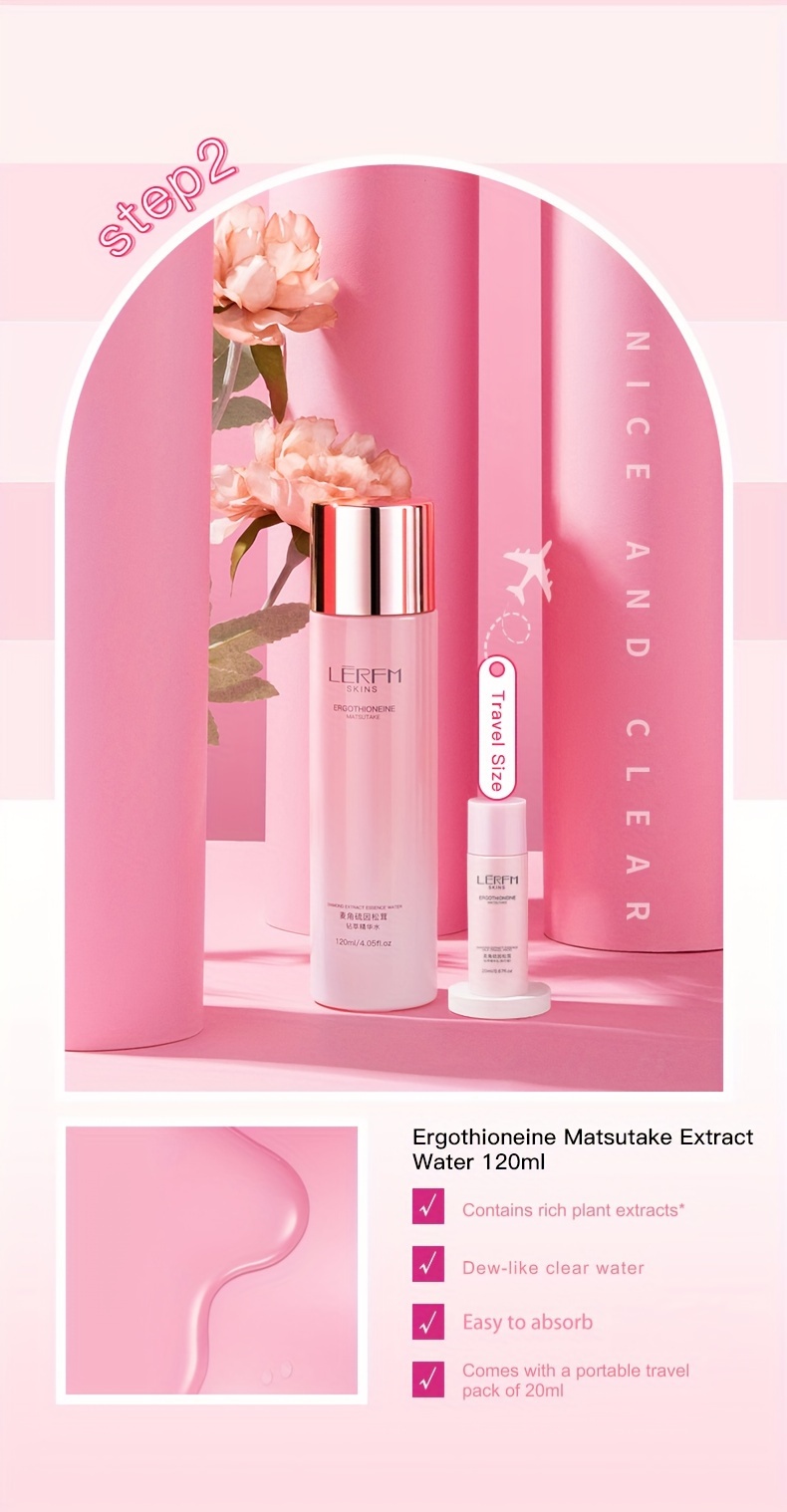 skincare set hydrating brightening firming quickly absorbed contains hyaluronic acid premium ladies set suitable for   types christmas gift box new year present details 2
