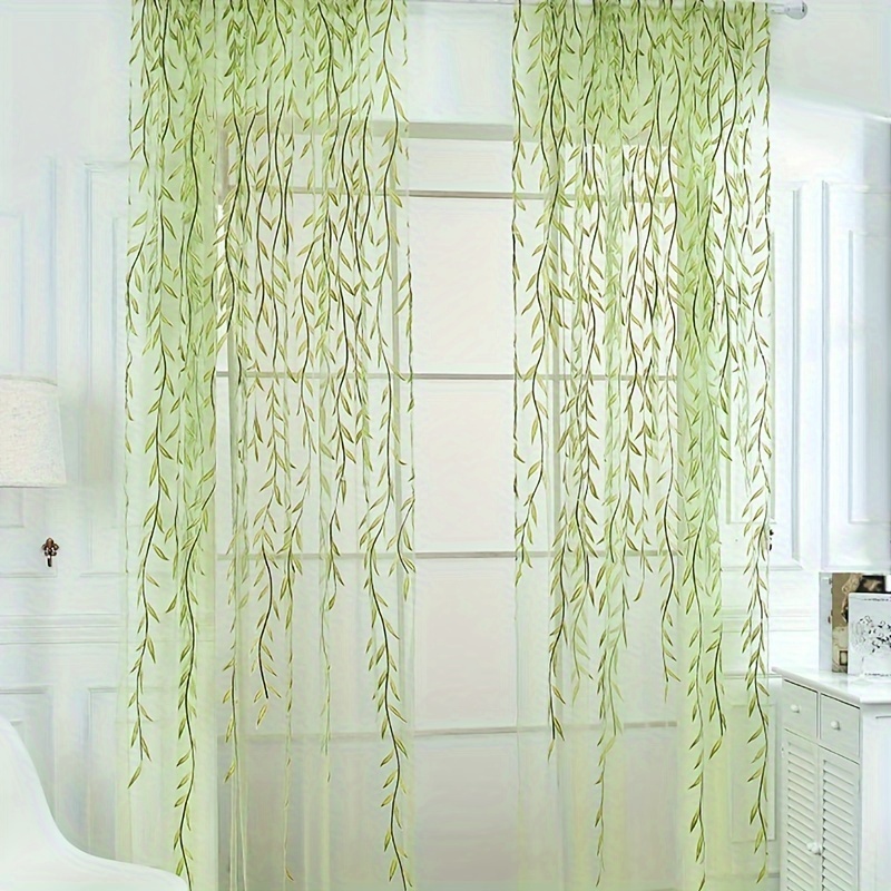 1    curtain glass yarn forest theme semi transparent 200x100cm 100 polyester hanging window ornament for weddings birthdays showers photo booth backdrop party decor