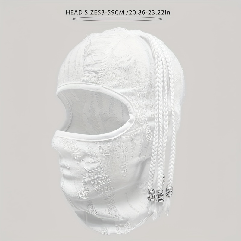 1pc unisex knitted balaclava cool braided bell suitable - Temu