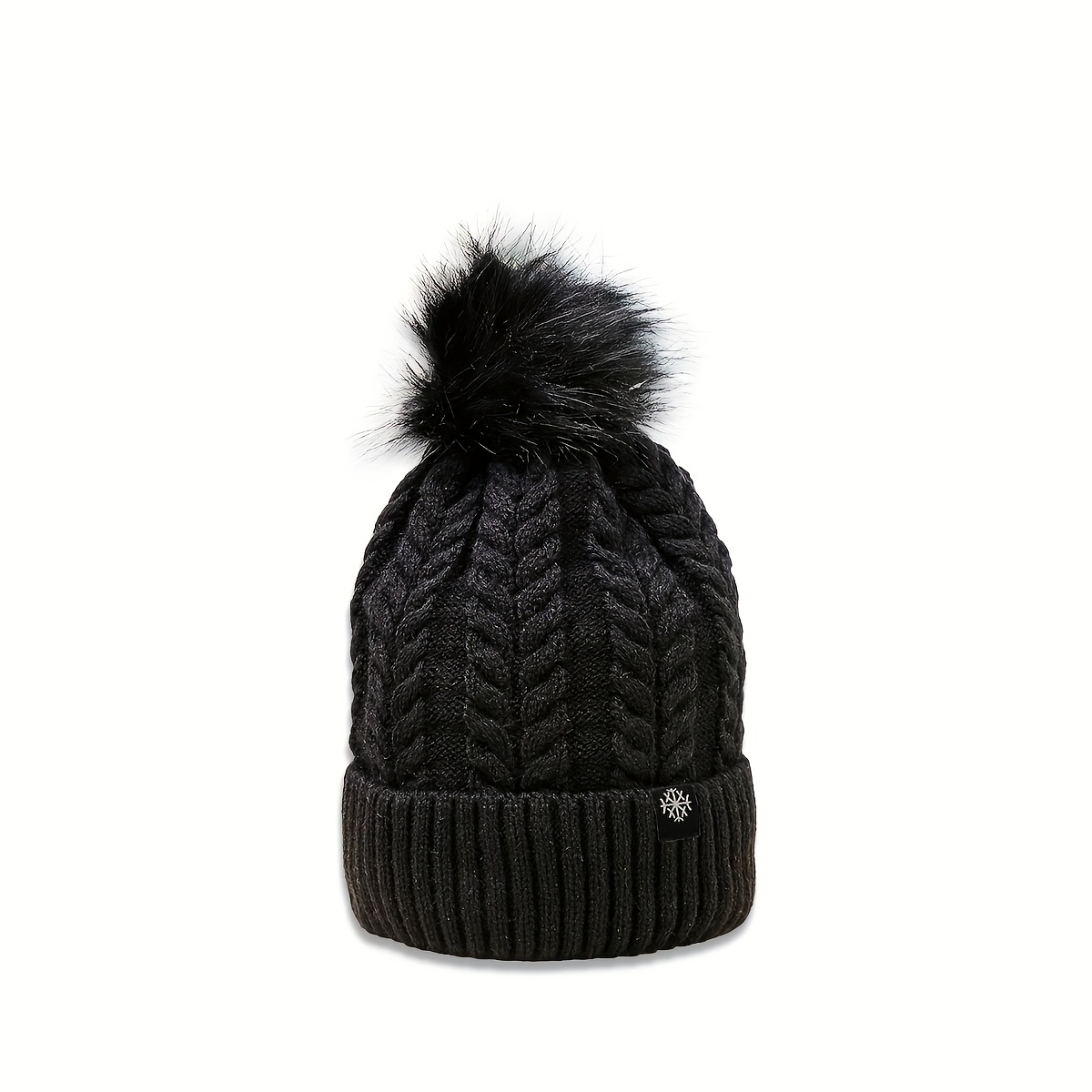 

Embroidered Fleece-lined Beanie - , Skull Cap & | For & Y2k | 's