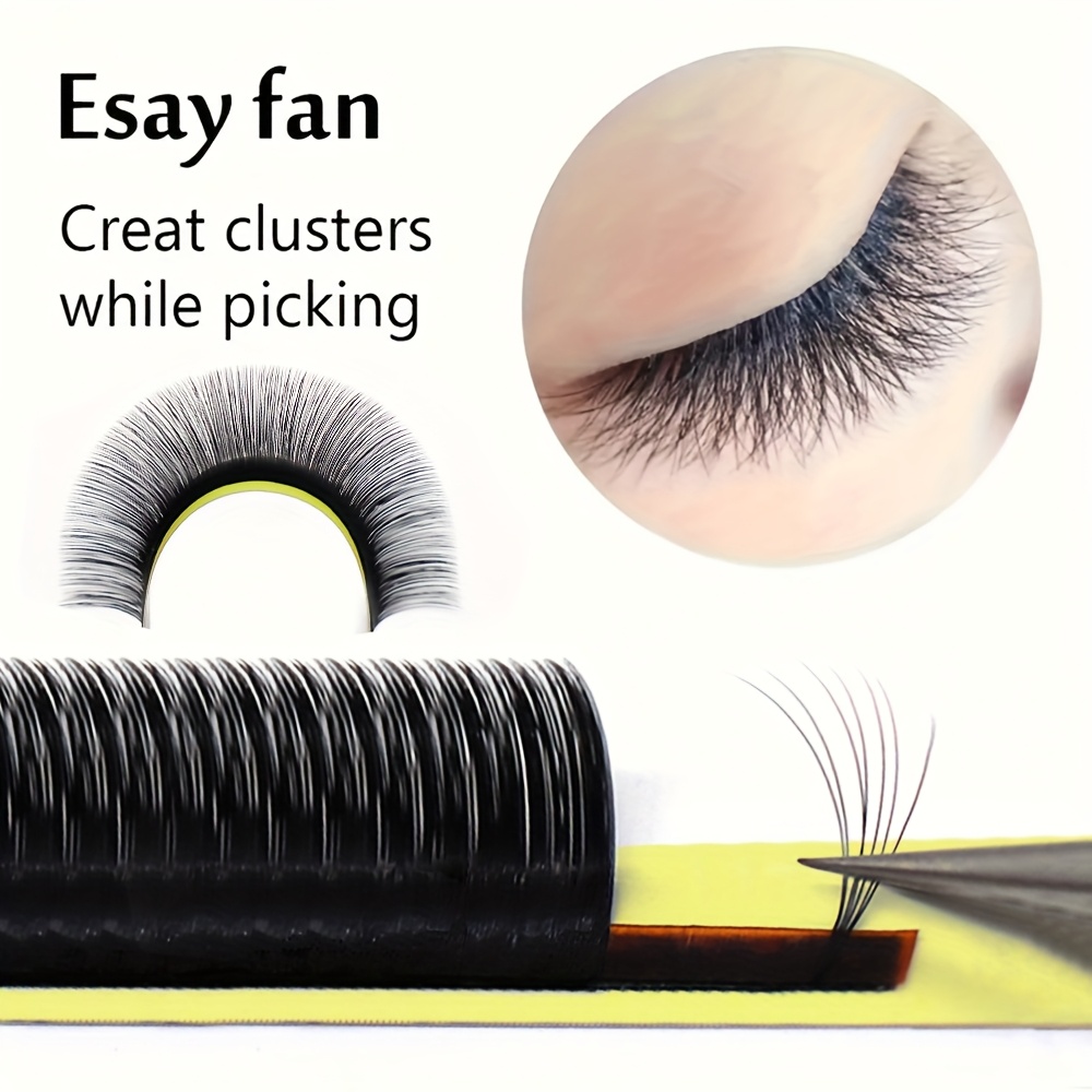   girl easy fan eyelash extensions c   dd   0 03 0 05 0 07mm thickness beginner friendly volume lashes 2d 10d self   for   extensions at home
