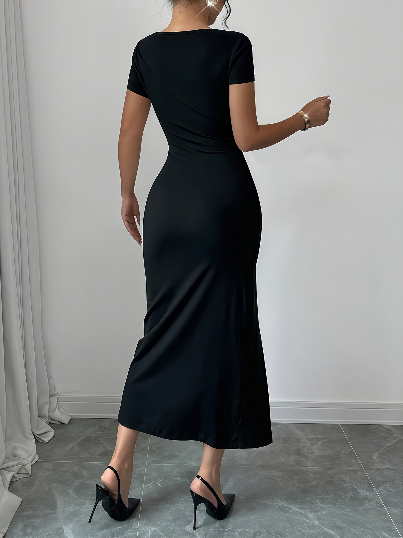 womens elegant dress office graduation tight dress party - Temu Bahrain
