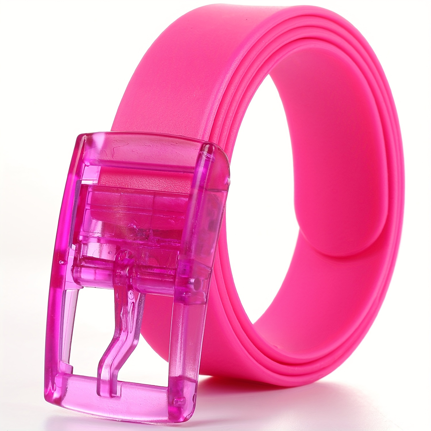 Image of Men's And Women's Versatile Candy Colored Non-metallic Belt, Belt, Colored Plastic Belt, Couple Style Needle Belt, Exquisite Packaging, , Family, Exquisite Gifts, High-end Brand