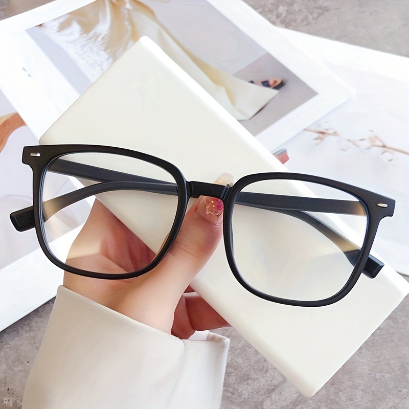 womens glasses black frame artifact womens Temu Bahrain