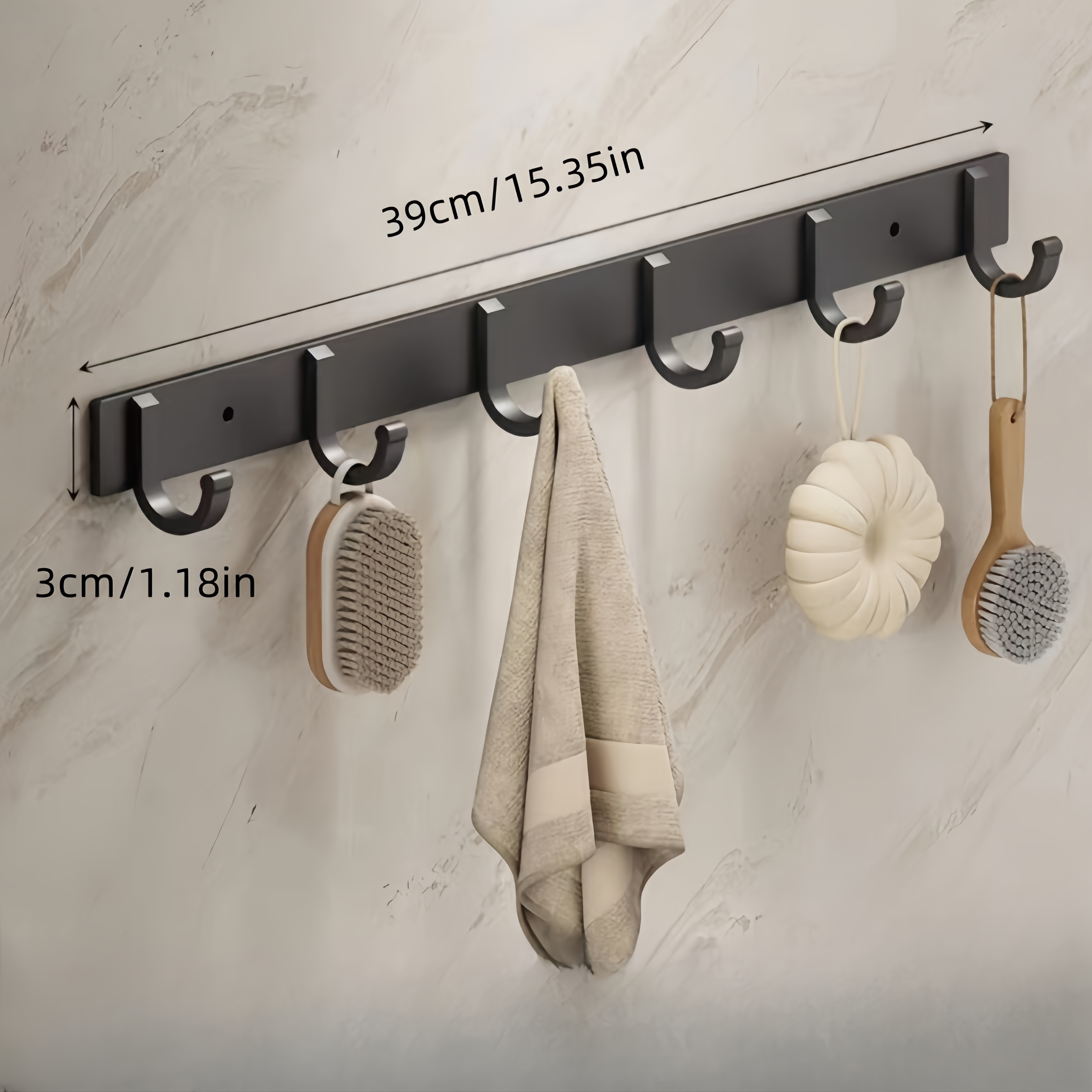 Wall Mount Clothes Hanger Clothes Hooks Hanging Coats Heavy - Temu
