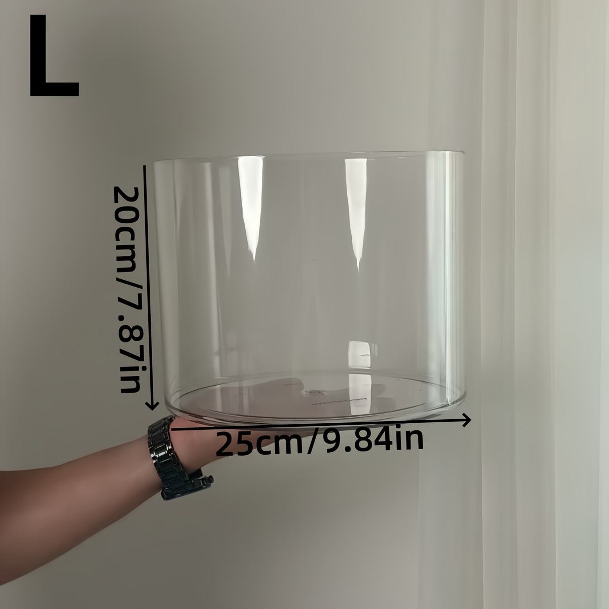 1pc large clear acrylic vase modern minimalist floral centerpiece multi purpose home decor for fresh dried flowers hydroponic plants artificial flower for decoration gift box local artificial flower hydrangea artificial flower