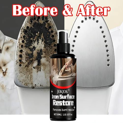 jokjok steam cleaner spray plate spray removes burn spots sticky dirt rust stains non toxic non damaging easy to wipe clean restores daily maintenance