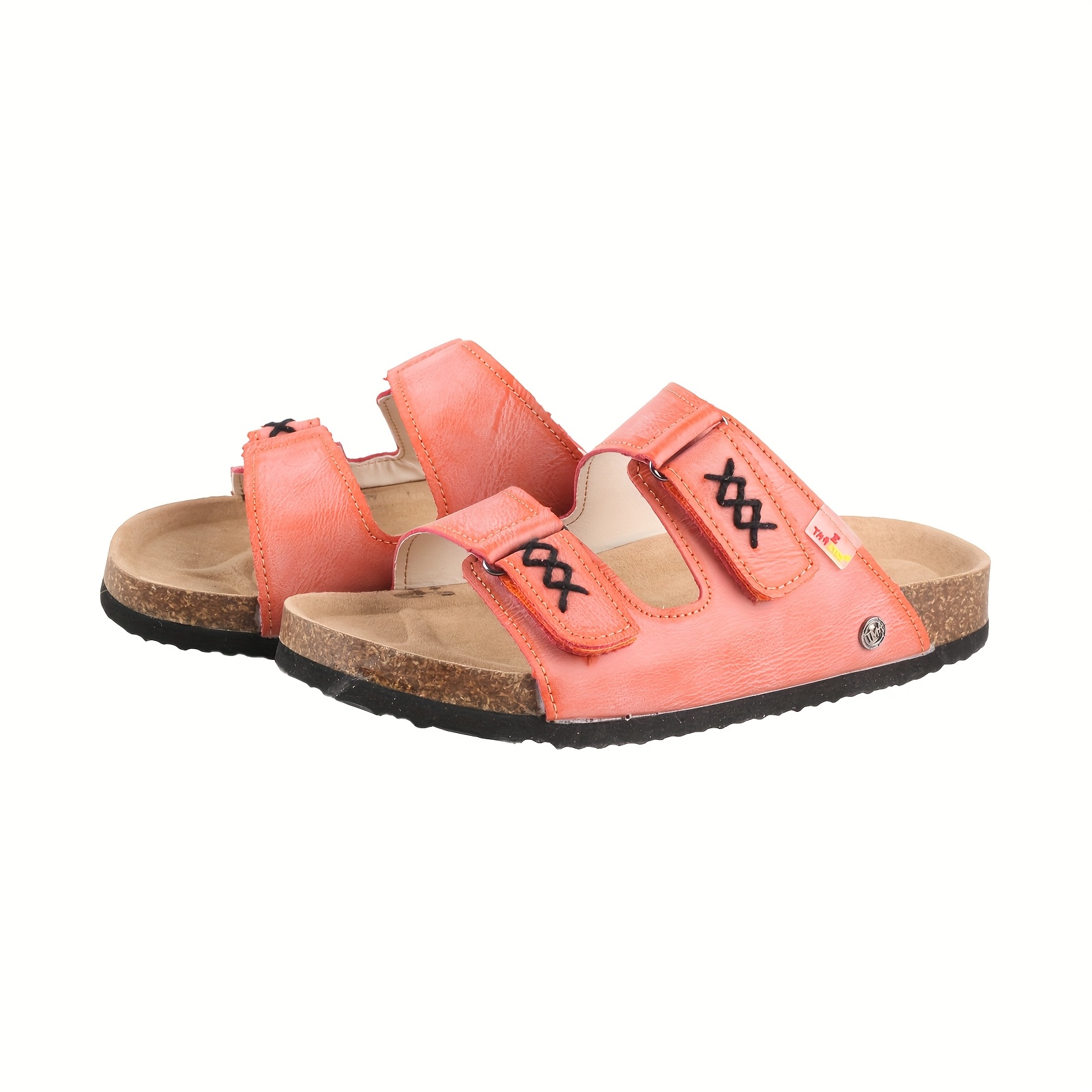 womens leopard print flip flops open toe summer sandals with non   thick platform sole cushioned eva tpr outsole slip on   for women   everyday formal use cute sandals Product details 8