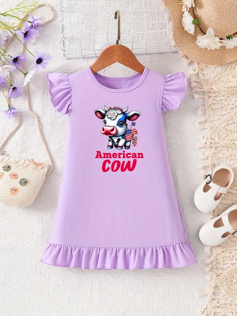 purple cow print dress Pastel Purple Cow Print Cowgirl Skater Dress