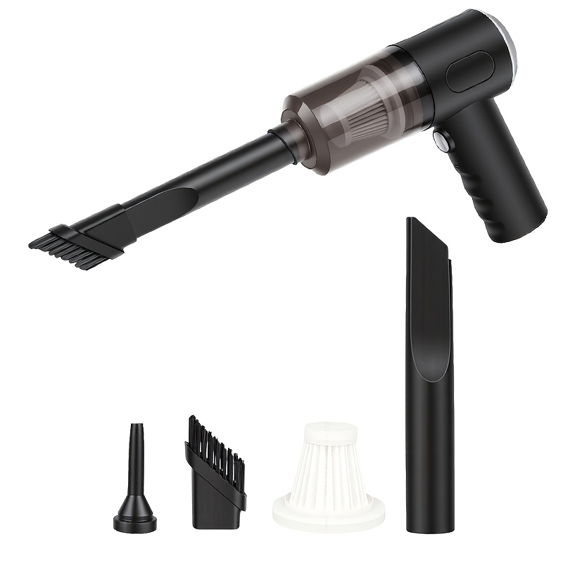 TEMU Portable Handheld Cordless Car Vacuum Cleaner, Powerful Suction, Mini Cleaner, Lightweight, Easy To Grip, Suitable For Home, Kitchen, Gifts,