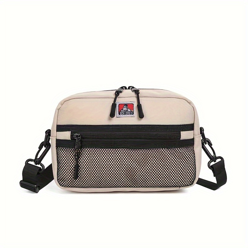 

Ben Trendy Crossbody Bag - Adjustable Strap, Lightweight Polyester, Zip Closure For Daily &