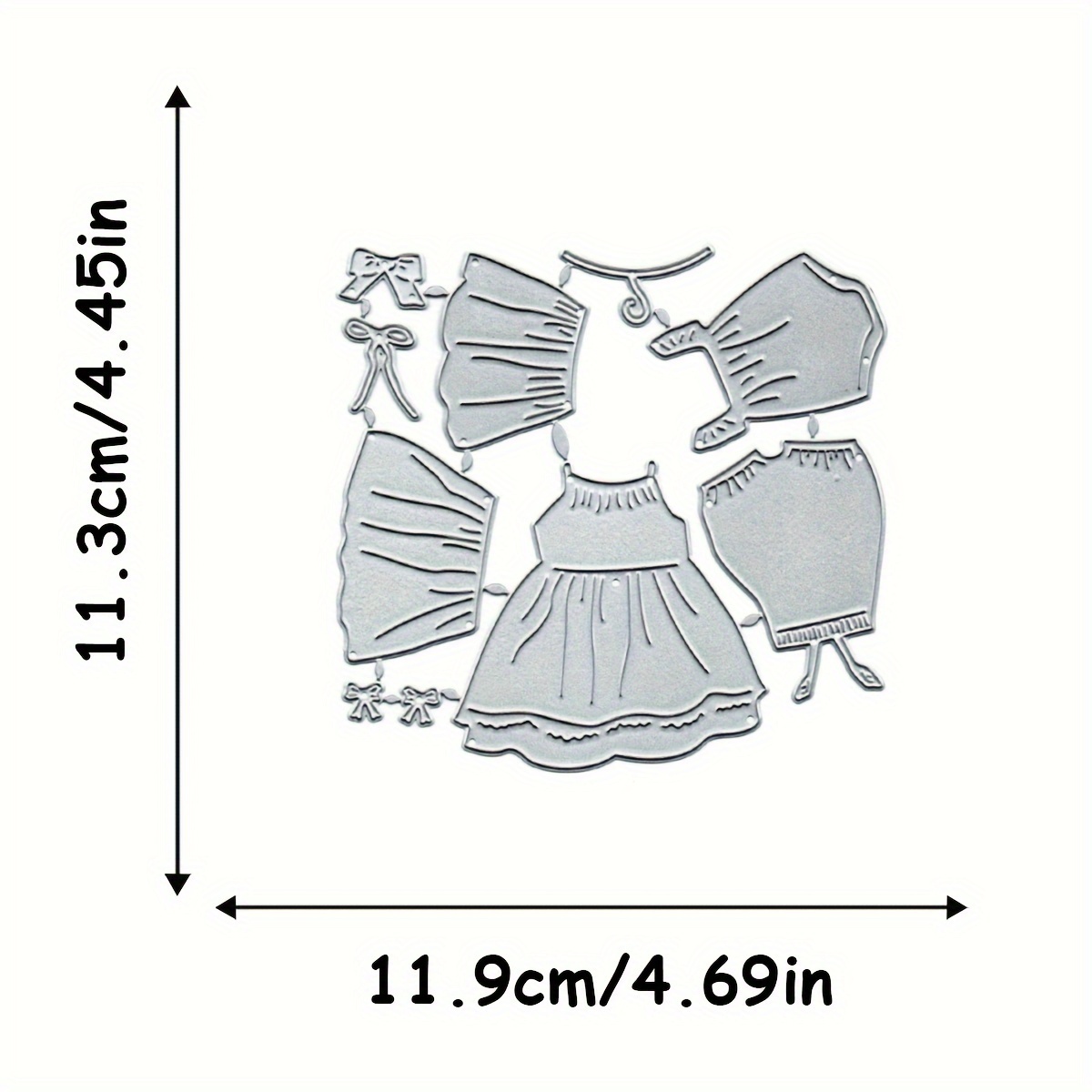 E-shop [Offen] . Babykleidung, Prinzessinnenkleid, Trägerrock Metall Schneidemaske Schneideform, Handgefertigte Schneideform, Hintergrund Dekoration