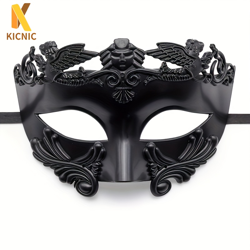 

Kicnic Men's Masquerade Mask - Roman & Greek Mythology Inspired, Halloween, Mardi Gras, Cosplay & Home Decor, Best For Christmas, Thanksgiving