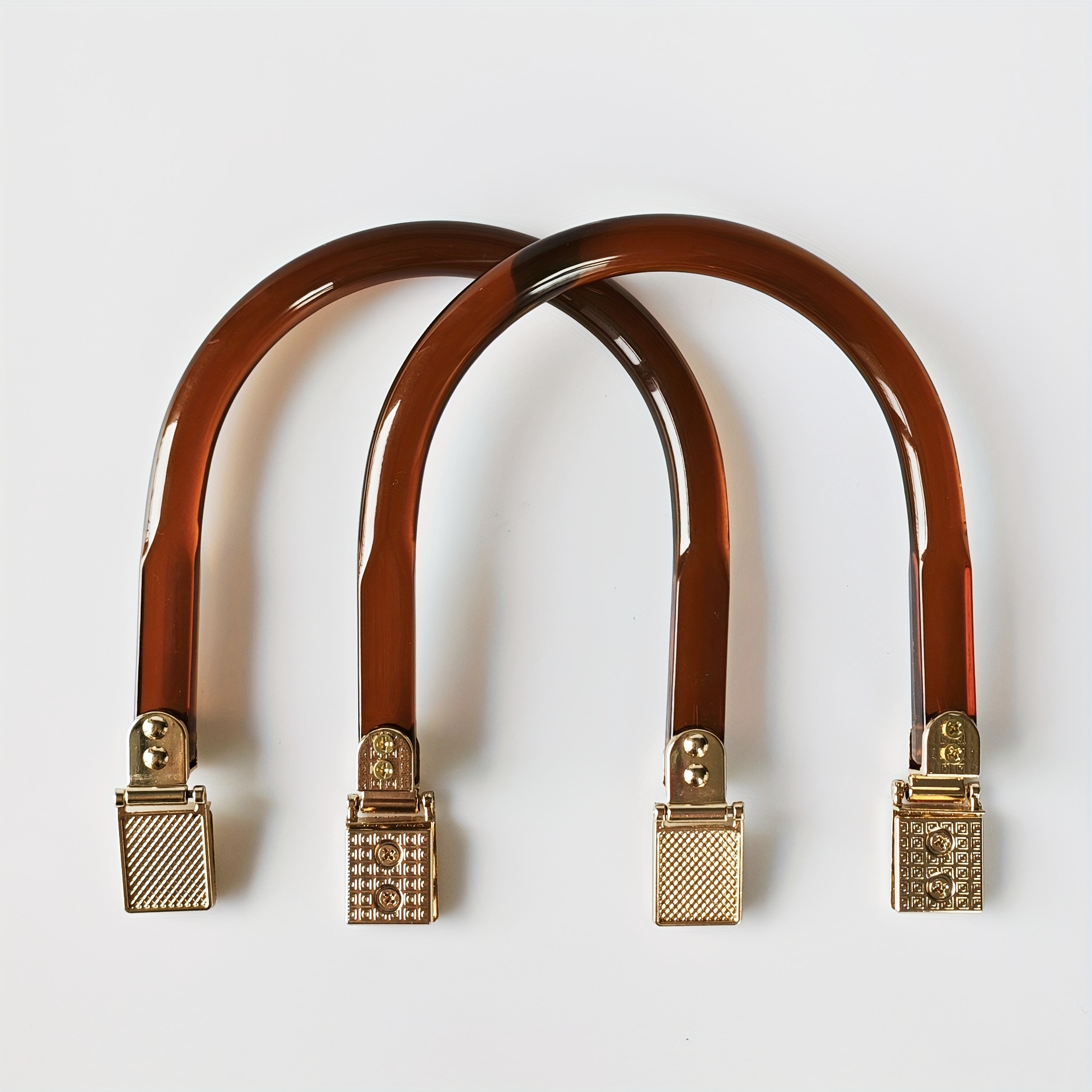 E-shop DIY Bastelharzgriffe - U-förmige Handtaschengriffe, 1 für Handtaschenherstellung & Ersatz, Handtaschenhalter, DIY Geldbörsenherstellung